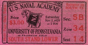 1929 Navy vs. Penn